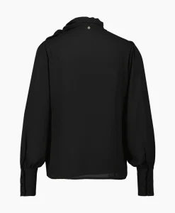 Liu Jo Blouse Ecs Tunica C/Fiocco Zwart