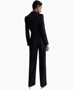Liu Jo Jumpsuit Tuta Cut-Out C/Pizzo Zwart