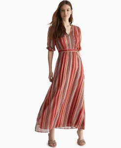 Liu Jo Maxi Jurk Abito C/Accessorio Nappina Rose