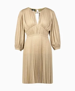 Liu Jo Midi Jurk Abito C/Intarsio Goud