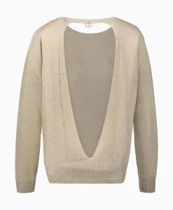 Liu Jo Pullover Maglia Chiusa M/L Goud