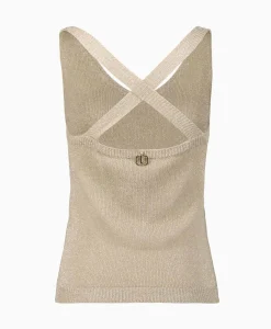 Liu Jo Top Maglia Chiusa S/M Canotta Lux Goud