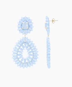 Lott. Gioielli Oorbellen Ce Si Double Drop S Blauw