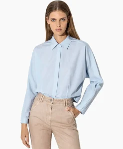 Luisa Cerano Blouse 298422/3600-0 Blauw Dessin
