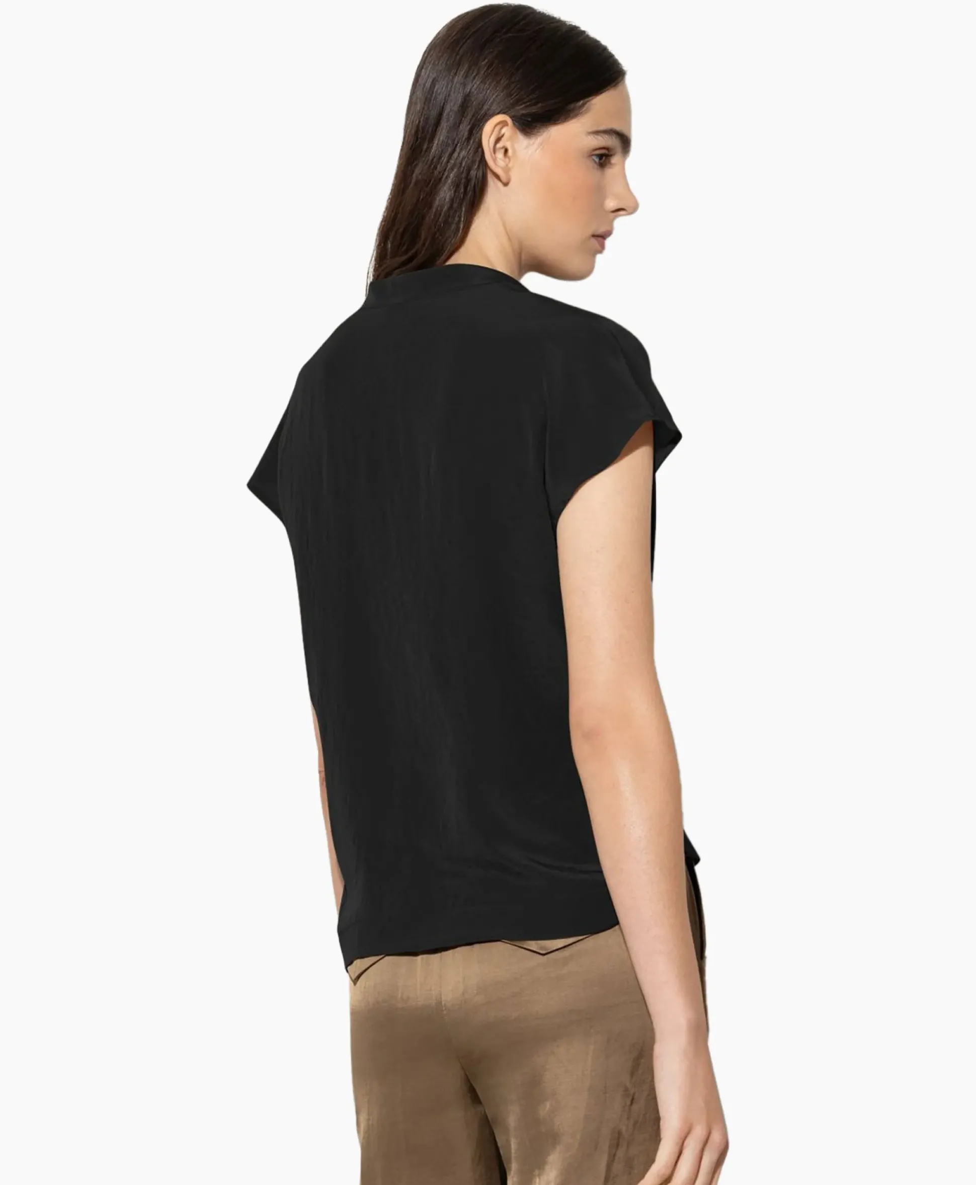 Luisa Cerano Blouse 298461/3597-0 Zwart Dessin