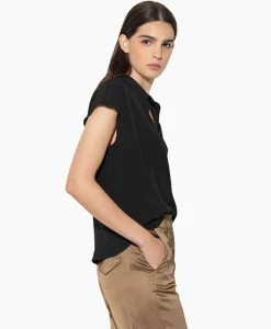 Luisa Cerano Blouse 298461/3597-0 Zwart Dessin