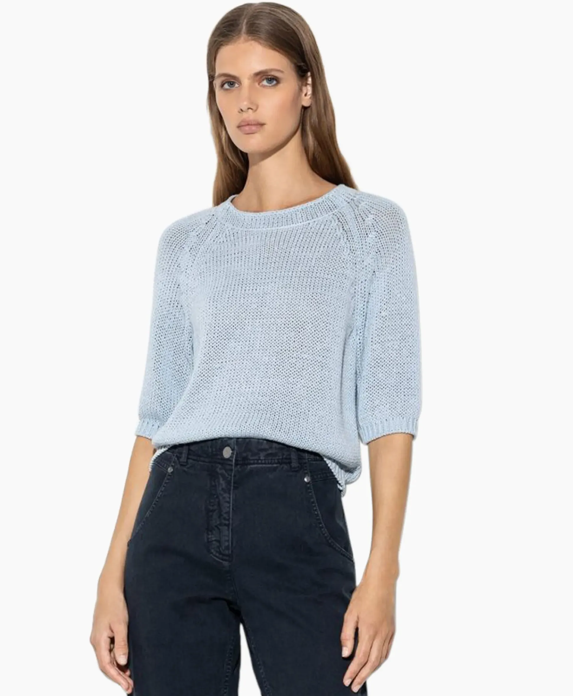 Luisa Cerano Gebreide Trui 198405/5894-0 Licht Blauw