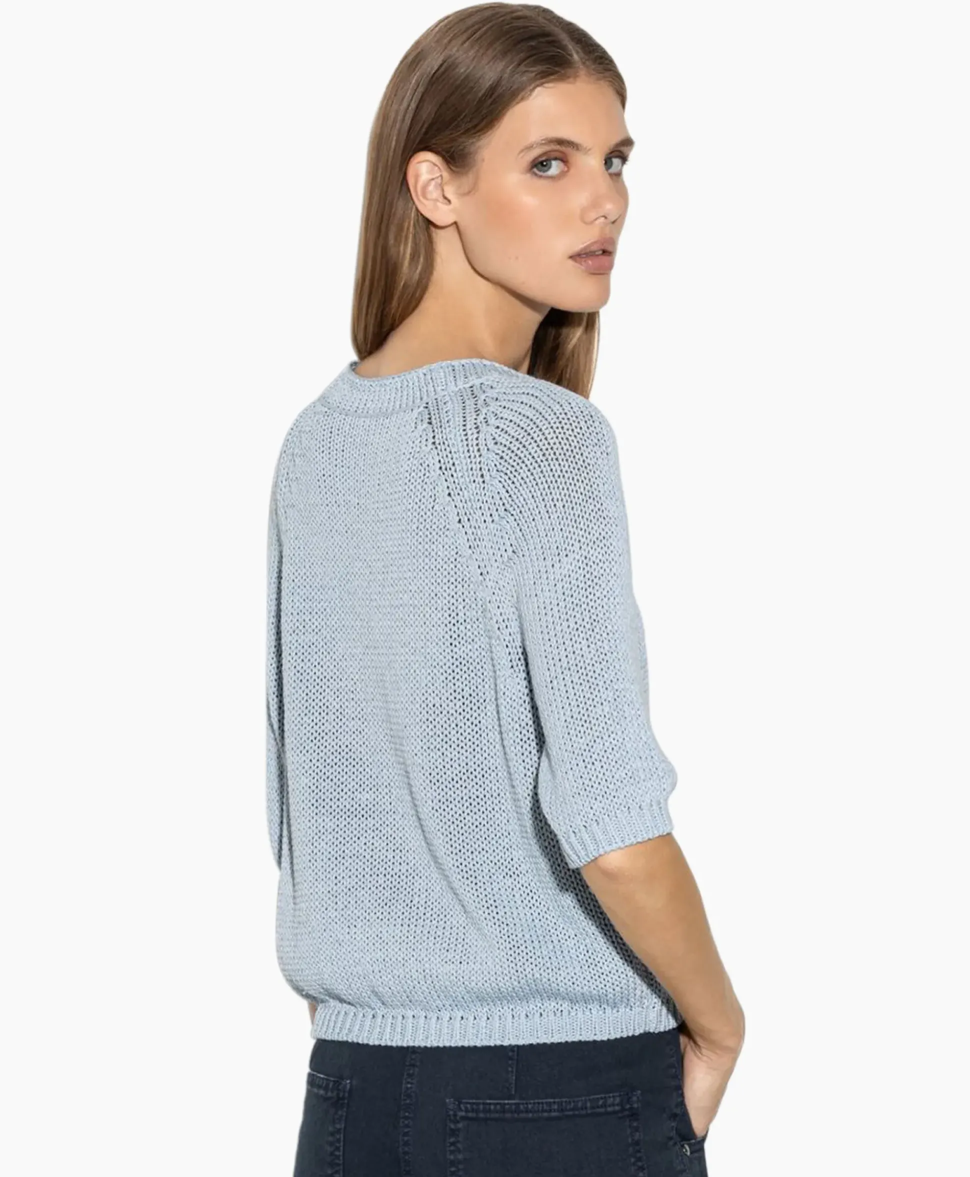 Luisa Cerano Gebreide Trui 198405/5894-0 Licht Blauw