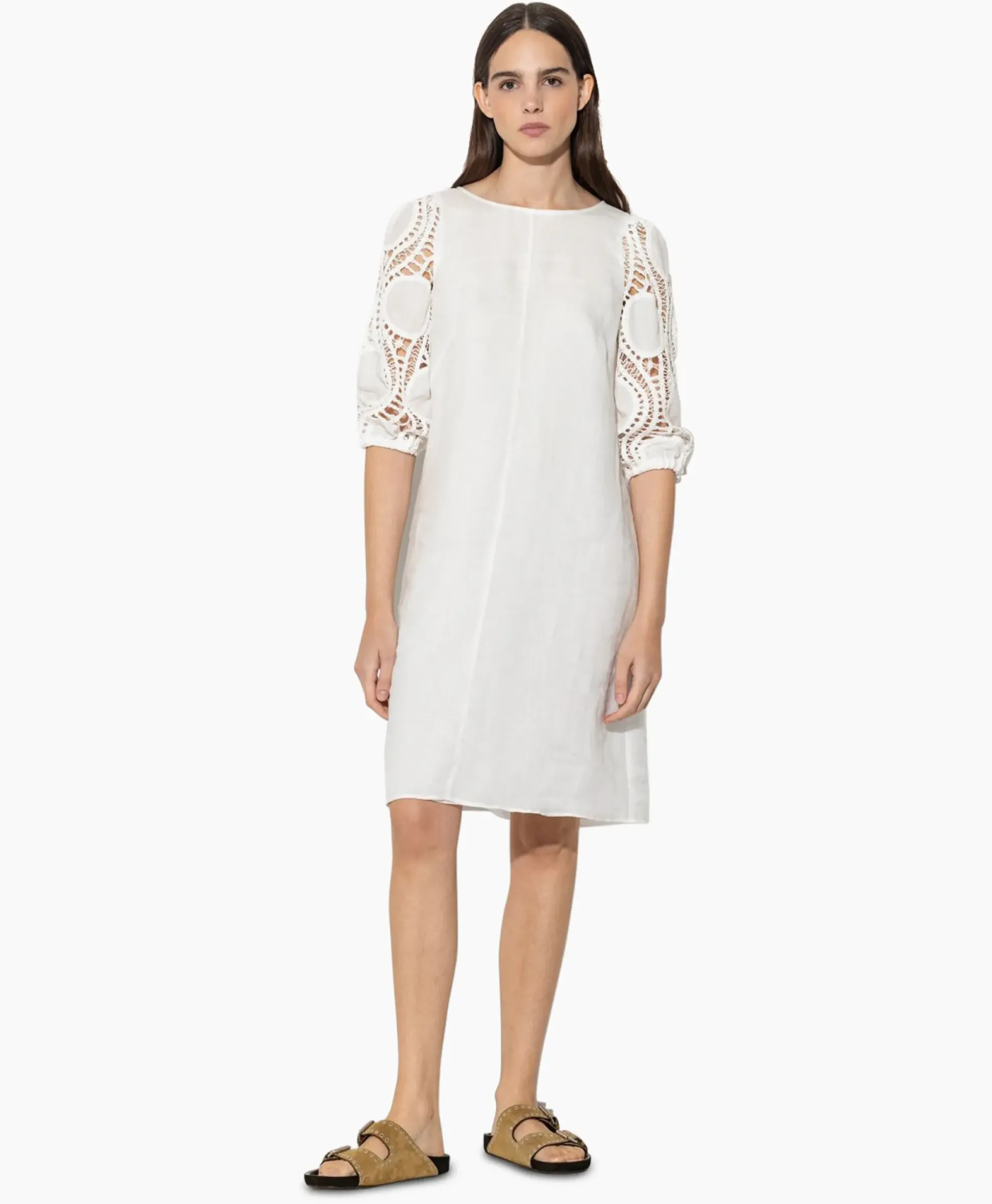 Luisa Cerano Jurk 798504/3500-0 Off White