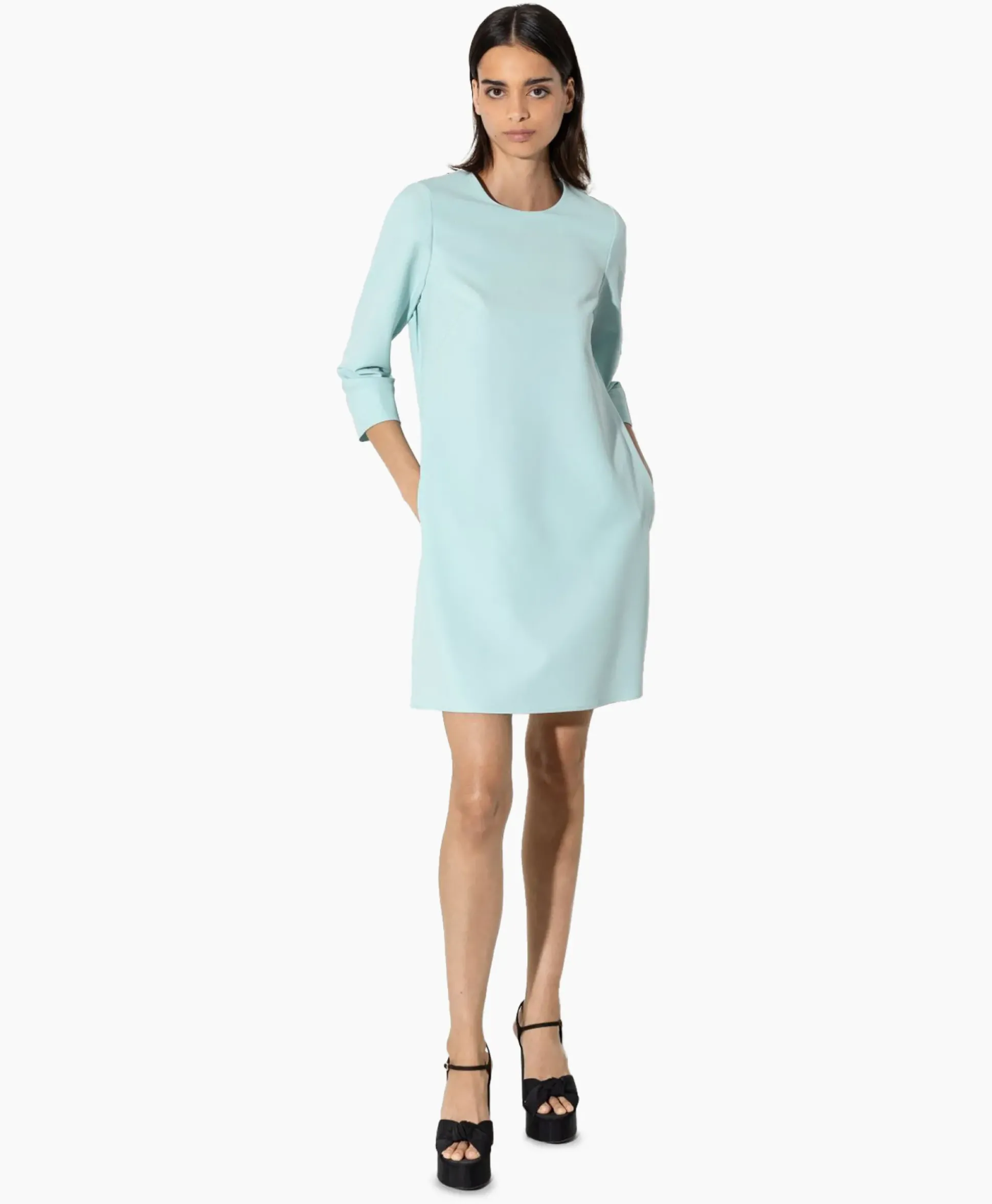 Luisa Cerano Midi Jurk 798450/3453-0 Aqua