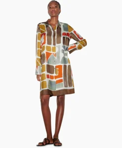 Luisa Cerano Midi Jurk 798495/3626-0 Diverse