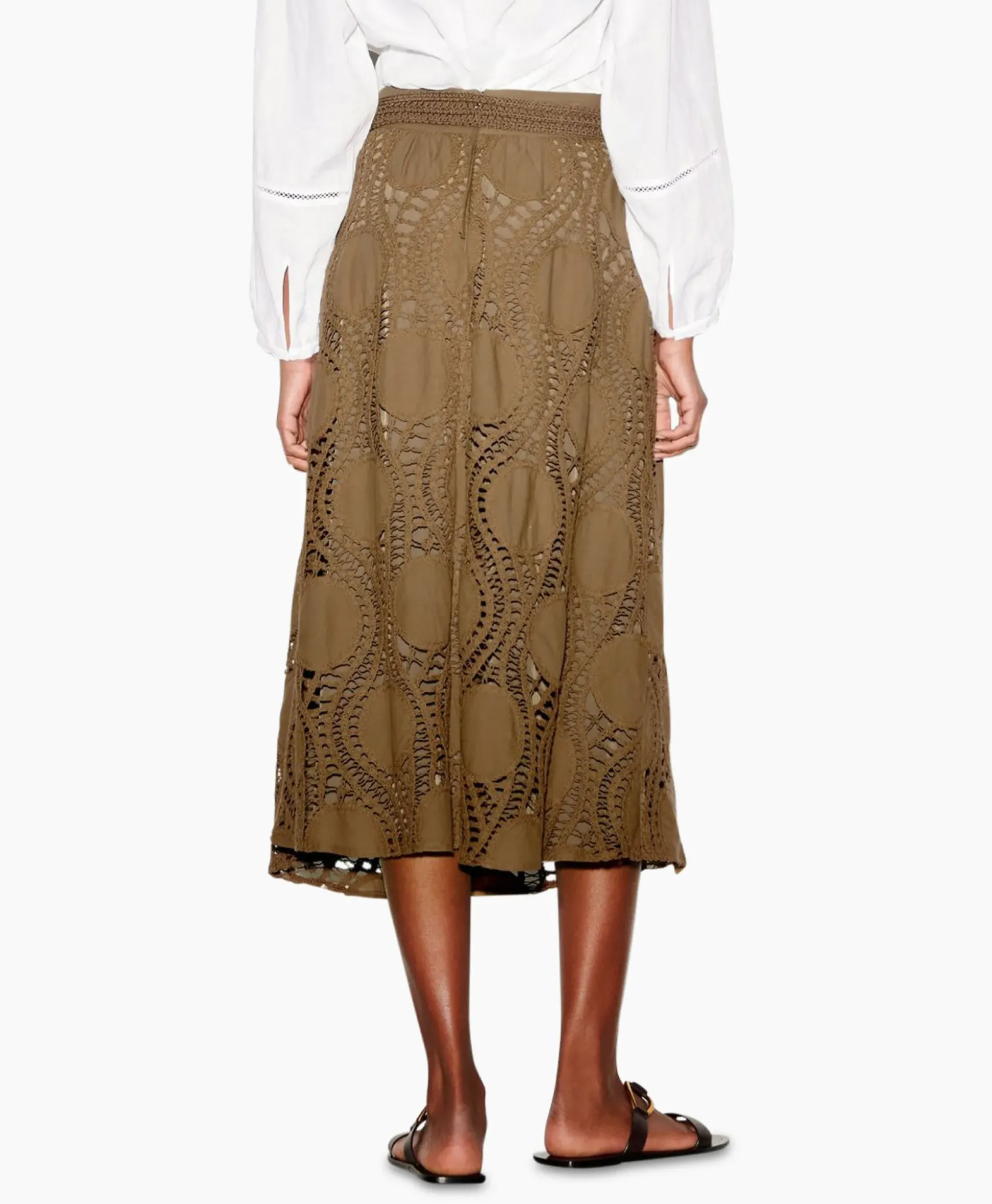 Luisa Cerano Midi Rok 598236/3619-0 Diversen