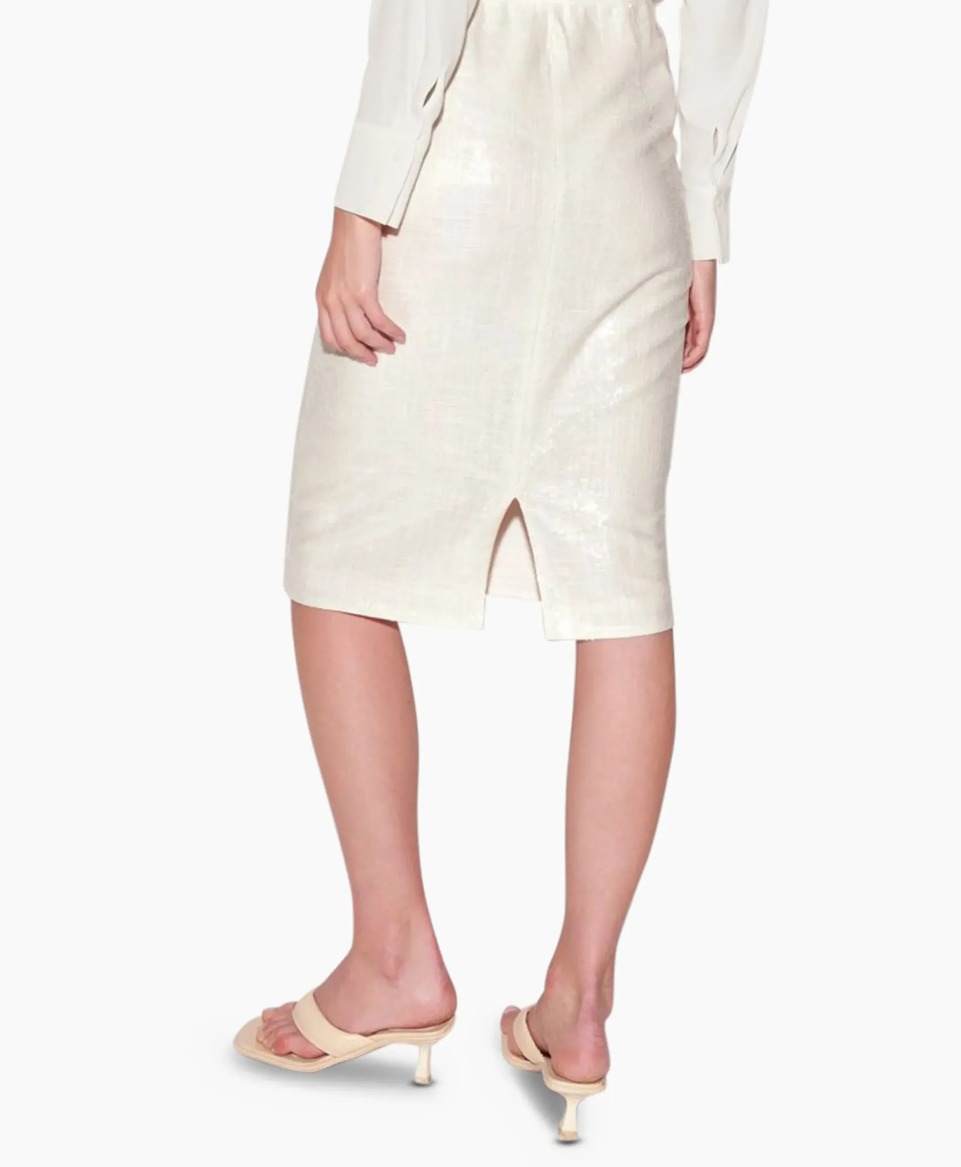Luisa Cerano Midi Rok 598230/3598-0 Wit