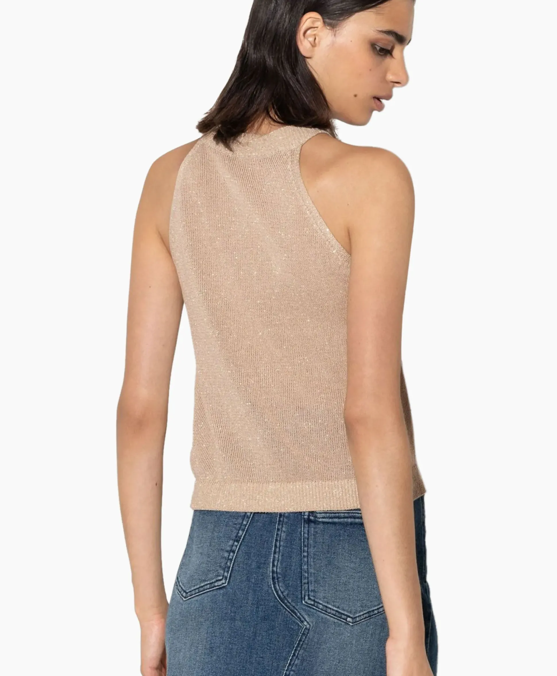 Luisa Cerano Top 198398/5335-0 Beige