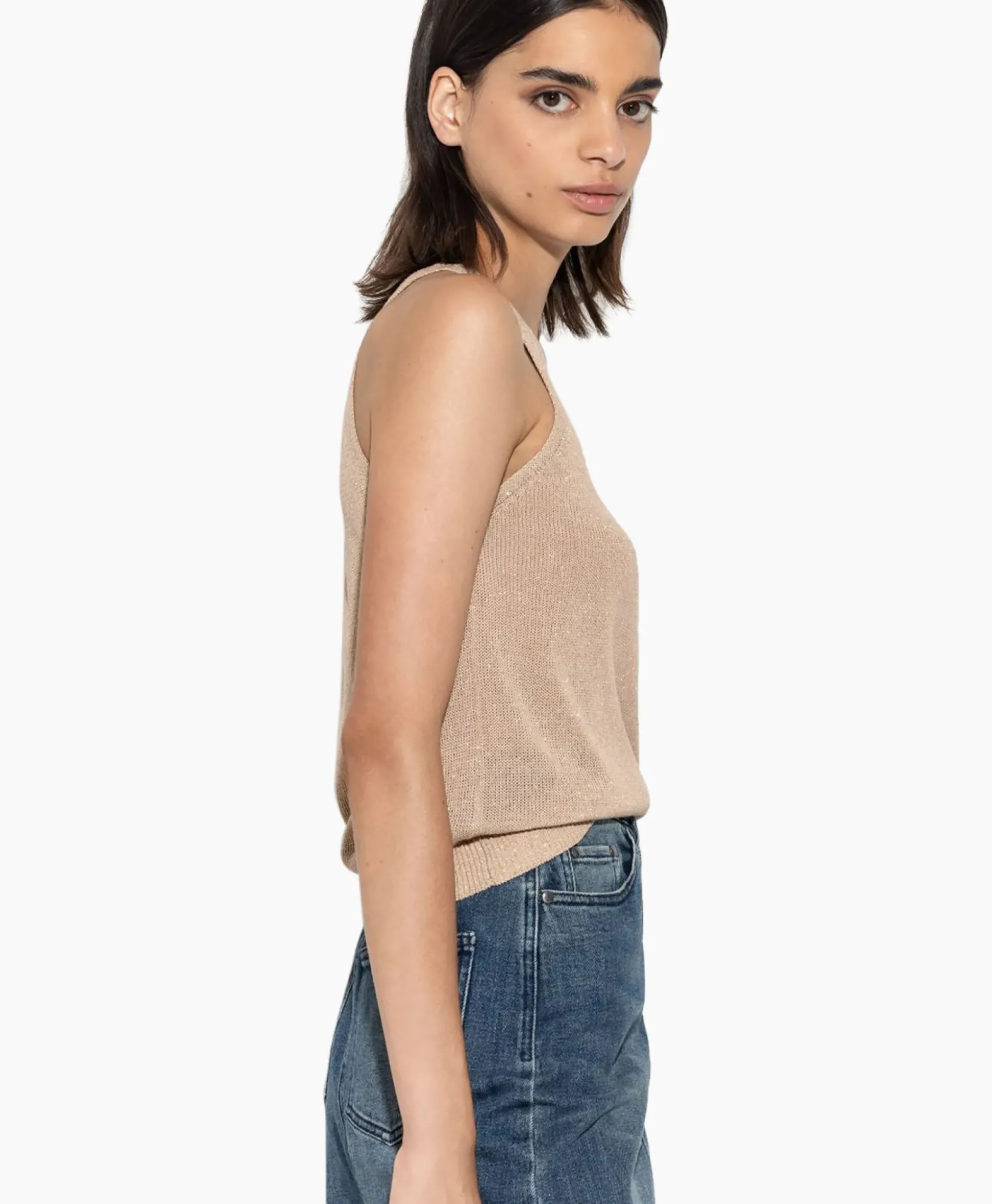 Luisa Cerano Top 198398/5335-0 Beige