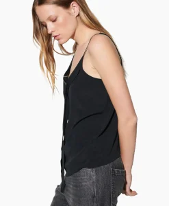 Luisa Cerano Top 398111/2179-0 Zwart Dessin