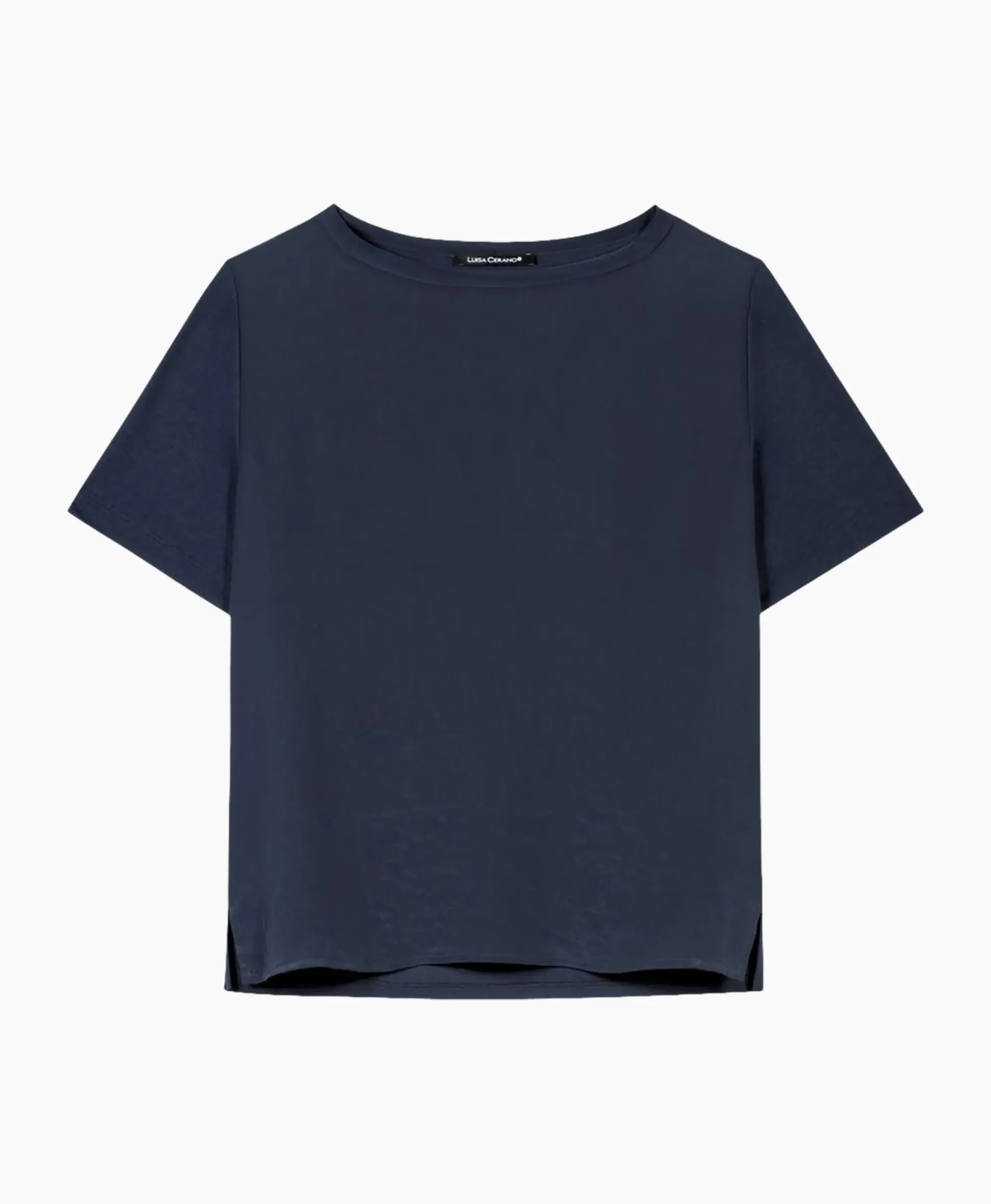 Luisa Cerano T-Shirt Korte Mouw 398117/7600-0 Donker Blauw
