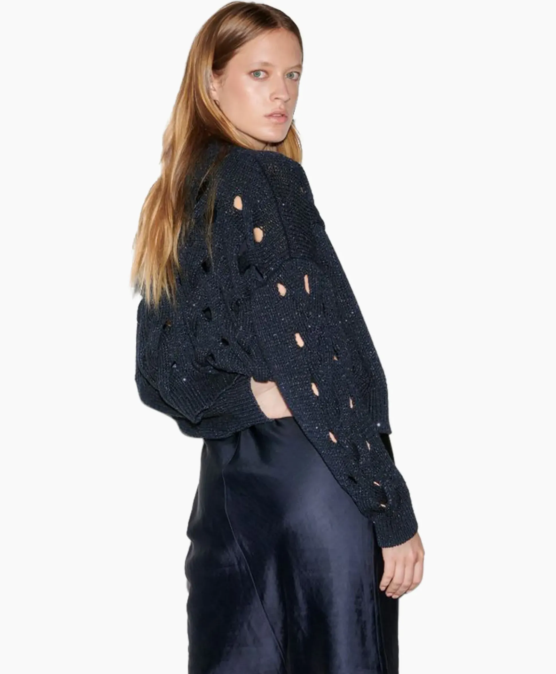 Luisa Cerano Vest 498220/5894-0 Donker Blauw