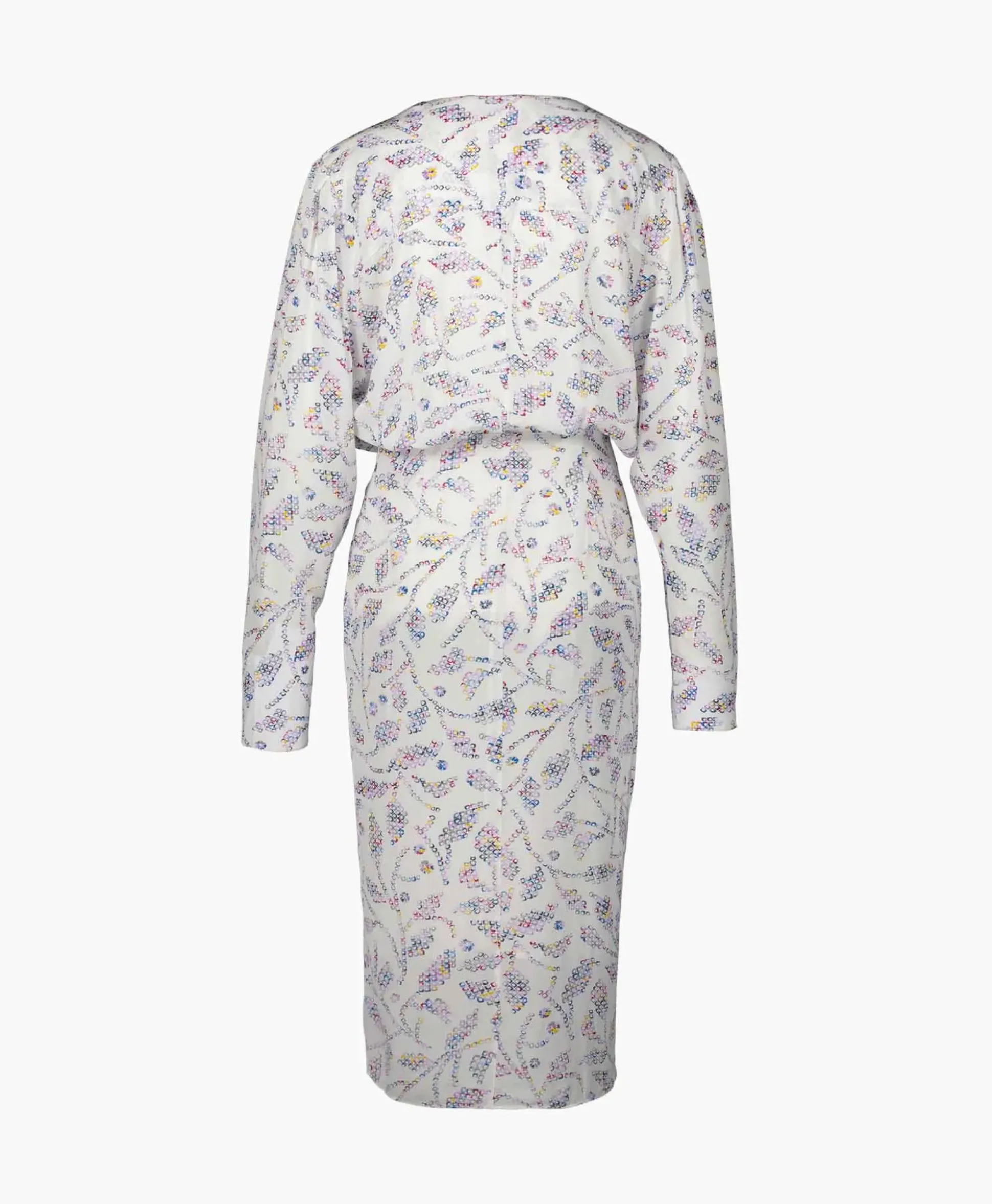 Marant Etoile Midi Jurk Danalia-Ga Ecru