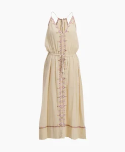 Marant Etoile Midi Jurk Siana-Ge Beige
