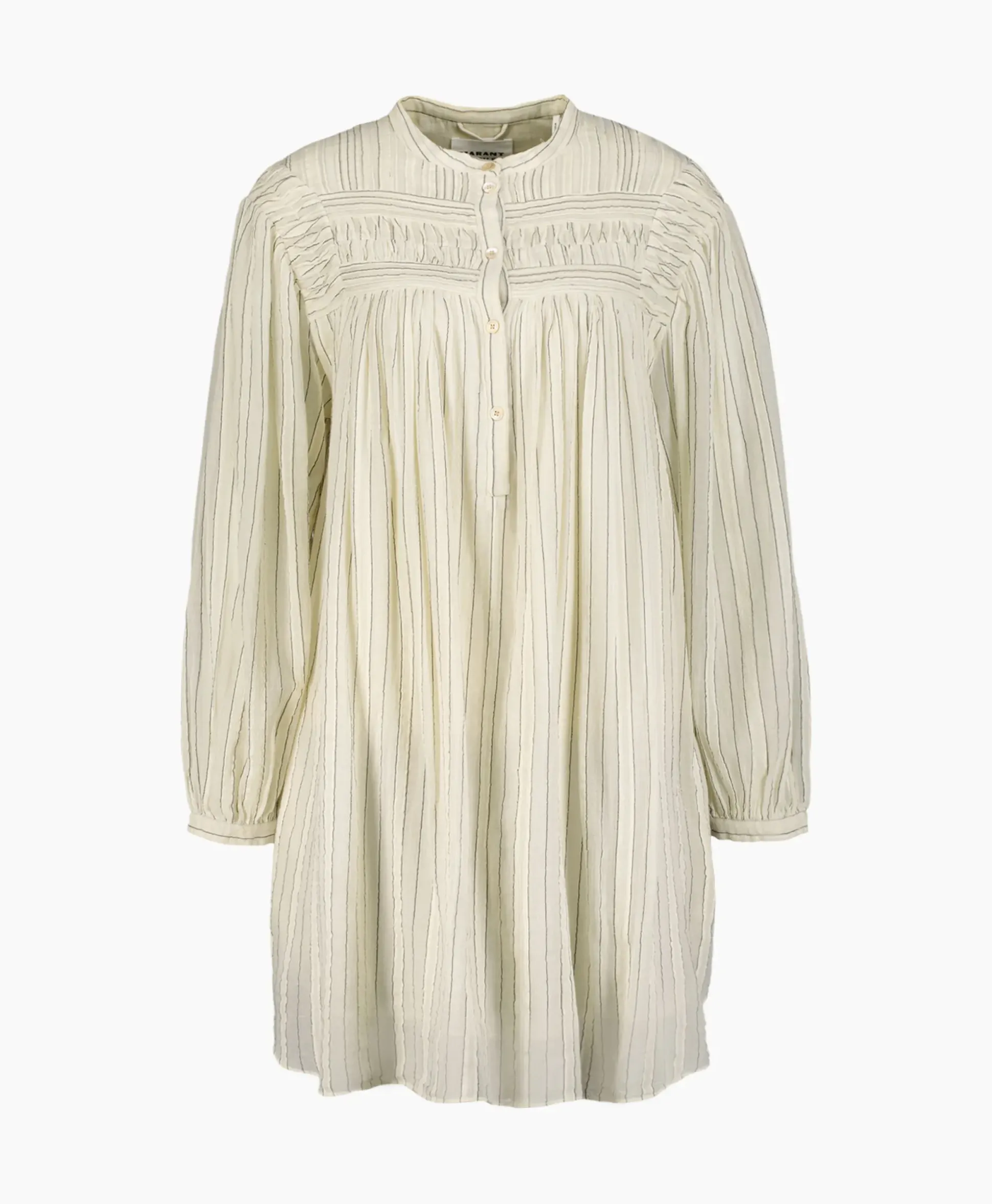 Marant Etoile Mini Jurk Leozi-Gc Ecru