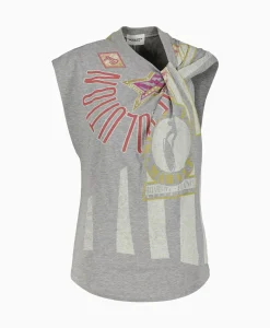 Marant Etoile T-Shirt Korte Mouw Nayda-Gb Grijs