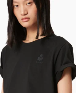 Marant Etoile T-Shirt Korte Mouw Aby-Gb Zwart