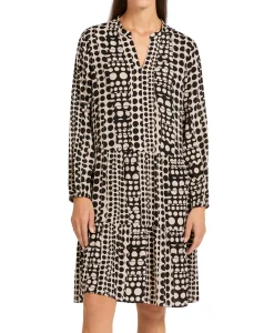 Marccain Additions Midi Jurk Ua 21.02 W10 Zwart