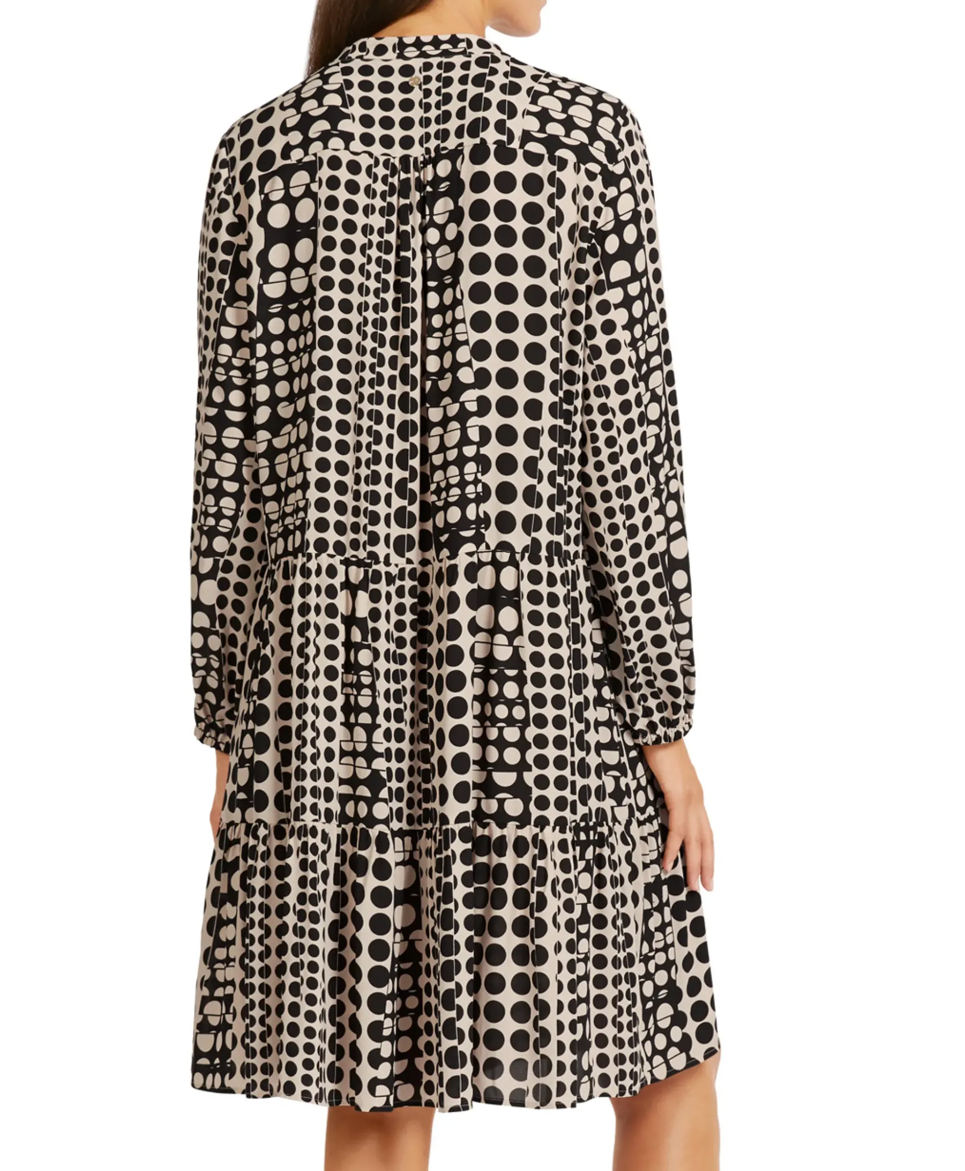 Marccain Additions Midi Jurk Ua 21.02 W10 Zwart