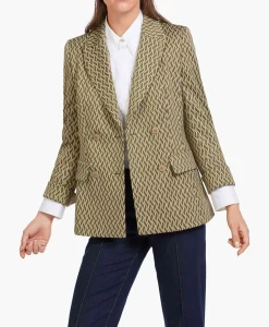 Marccain Collectie Blazer Vc 34.27 J60 Groen