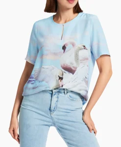 Marccain Collectie Blouse Wc 55.07 J08 Licht Blauw