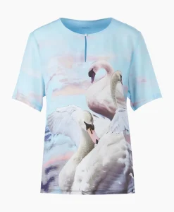 Marccain Collectie Blouse Wc 55.07 J08 Licht Blauw