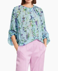 Marccain Collectie Blouse Wc 51.21 W25 Licht Blauw