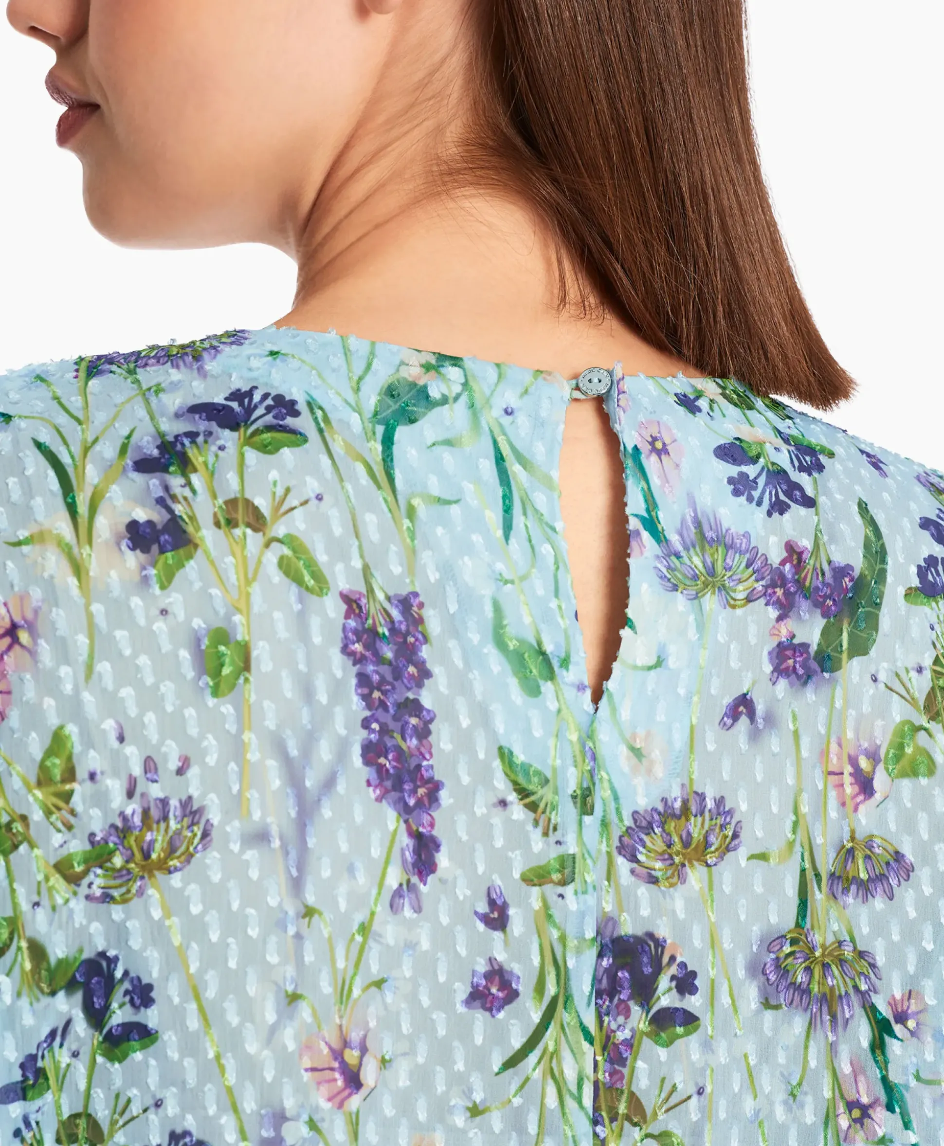 Marccain Collectie Blouse Wc 51.21 W25 Licht Blauw