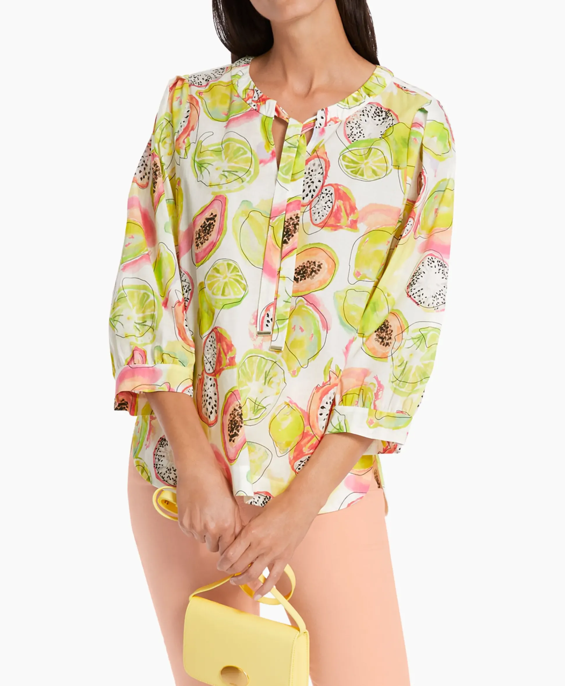 Marccain Collectie Blouse Wc 51.26 W27 Midden Geel