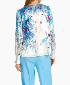 Marccain Collectie Blouse Wc 51.47 W89 Aqua