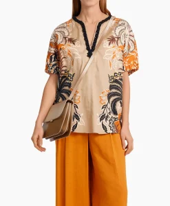 Marccain Collectie Blouse Wc 51.39 W67 Beige