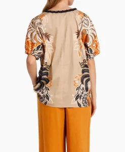 Marccain Collectie Blouse Wc 51.39 W67 Beige