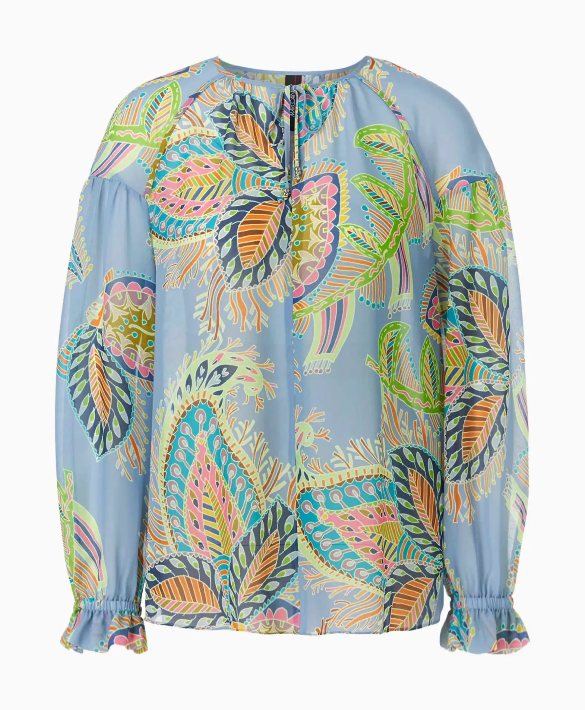 Marccain Collectie Blouse Wc 51.33 W74 Licht Blauw