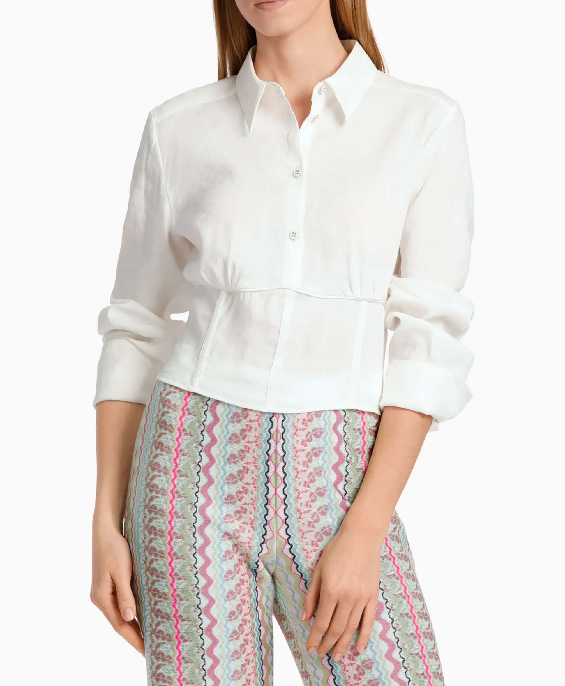 Marccain Collectie Blouse Wc 51.42 W47 Off White