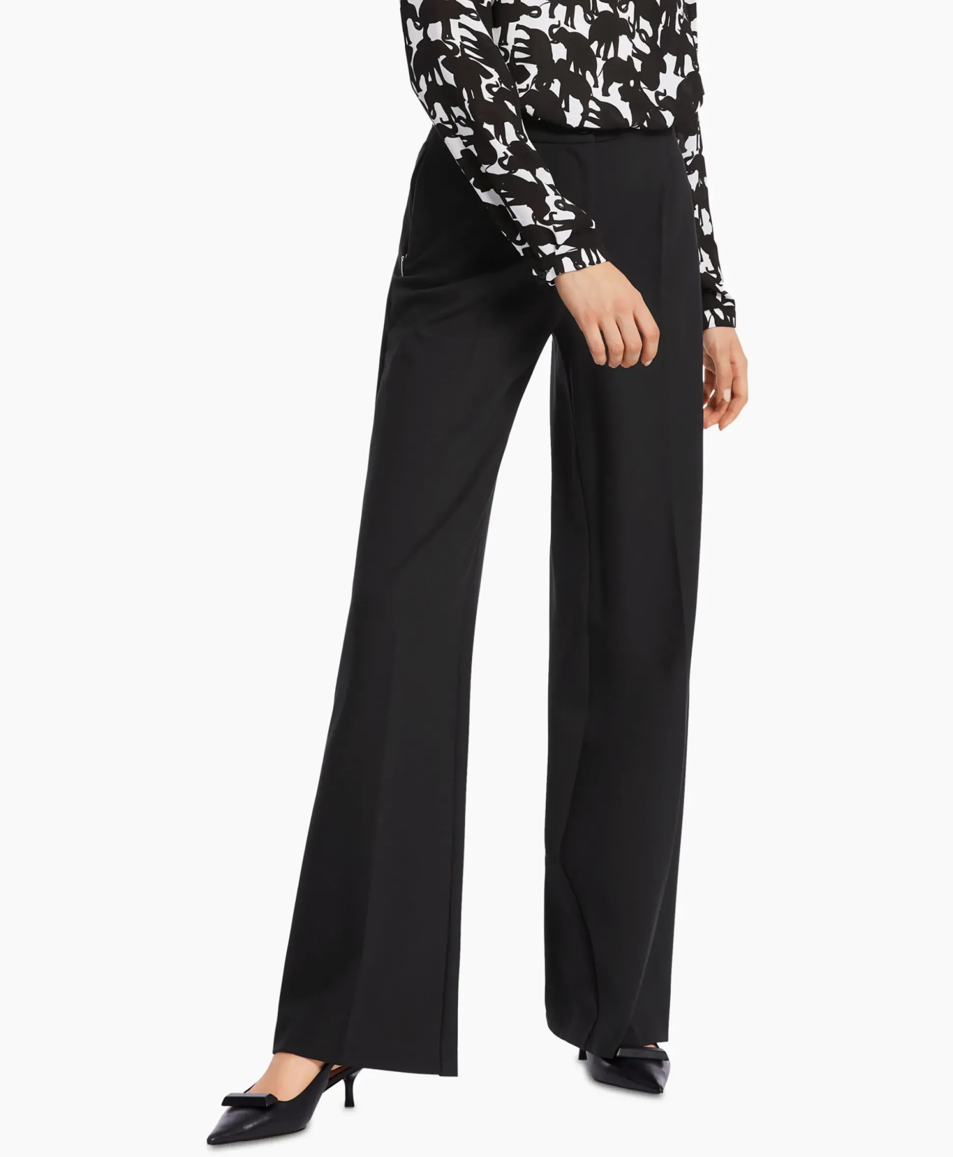 Marccain Collectie Broek Wc 81.10 J42 Zwart