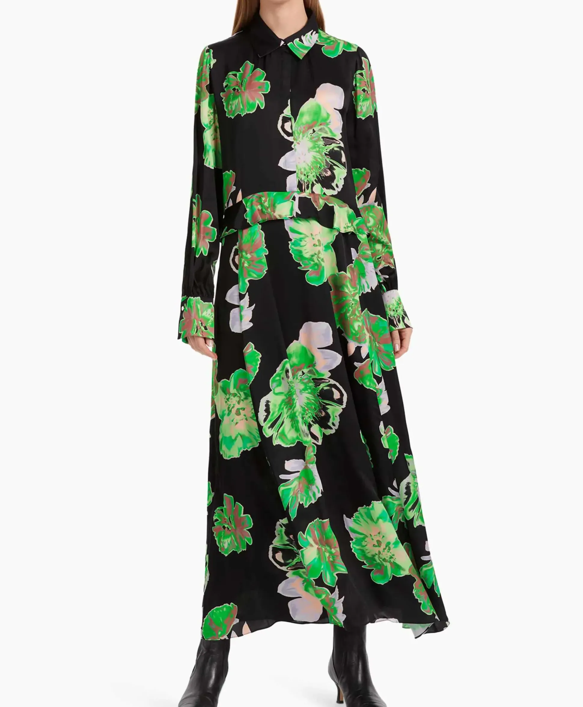 Marccain Collectie Jurk Vc 21.20 W45 Zwart