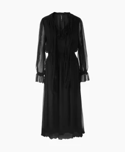 Marccain Collectie Jurk Vc 21.19 W51 Zwart