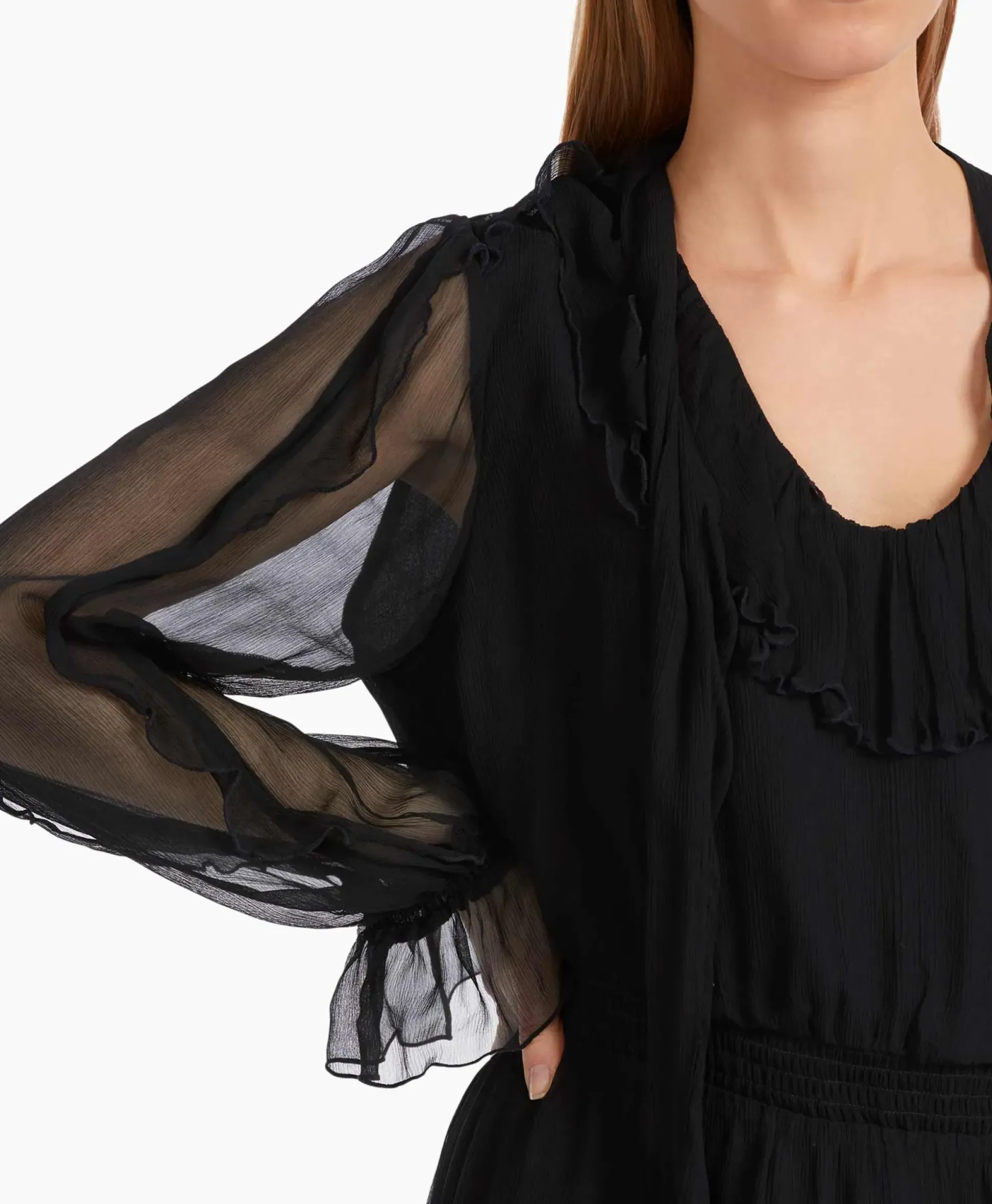 Marccain Collectie Jurk Vc 21.19 W51 Zwart