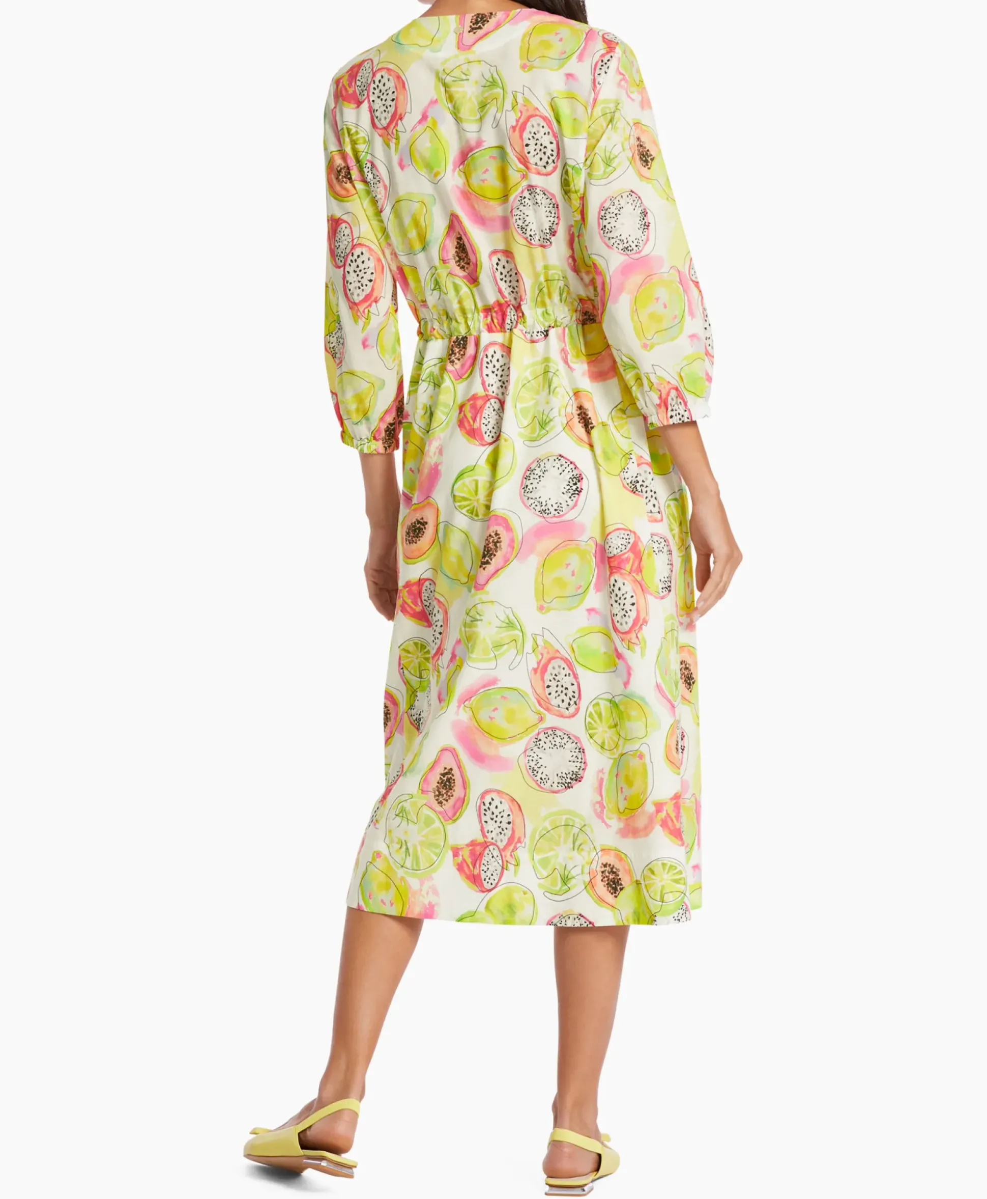 Marccain Collectie Jurk Wc 21.26 W27 Midden Geel