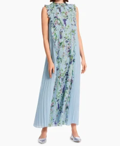 Marccain Collectie Jurk Wc 21.24 W25 Licht Blauw