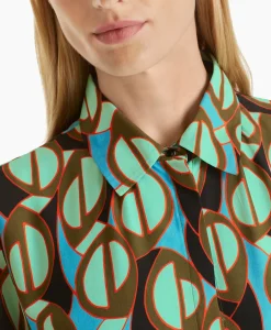 Marccain Collectie Jurk Wc 21.43 W04 Groen