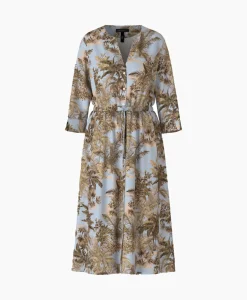 Marccain Collectie Mini Jurk Uc 21.24 W54 Blauw