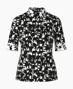 Marccain Collectie Polo Wc 53.04 J11 Zwart