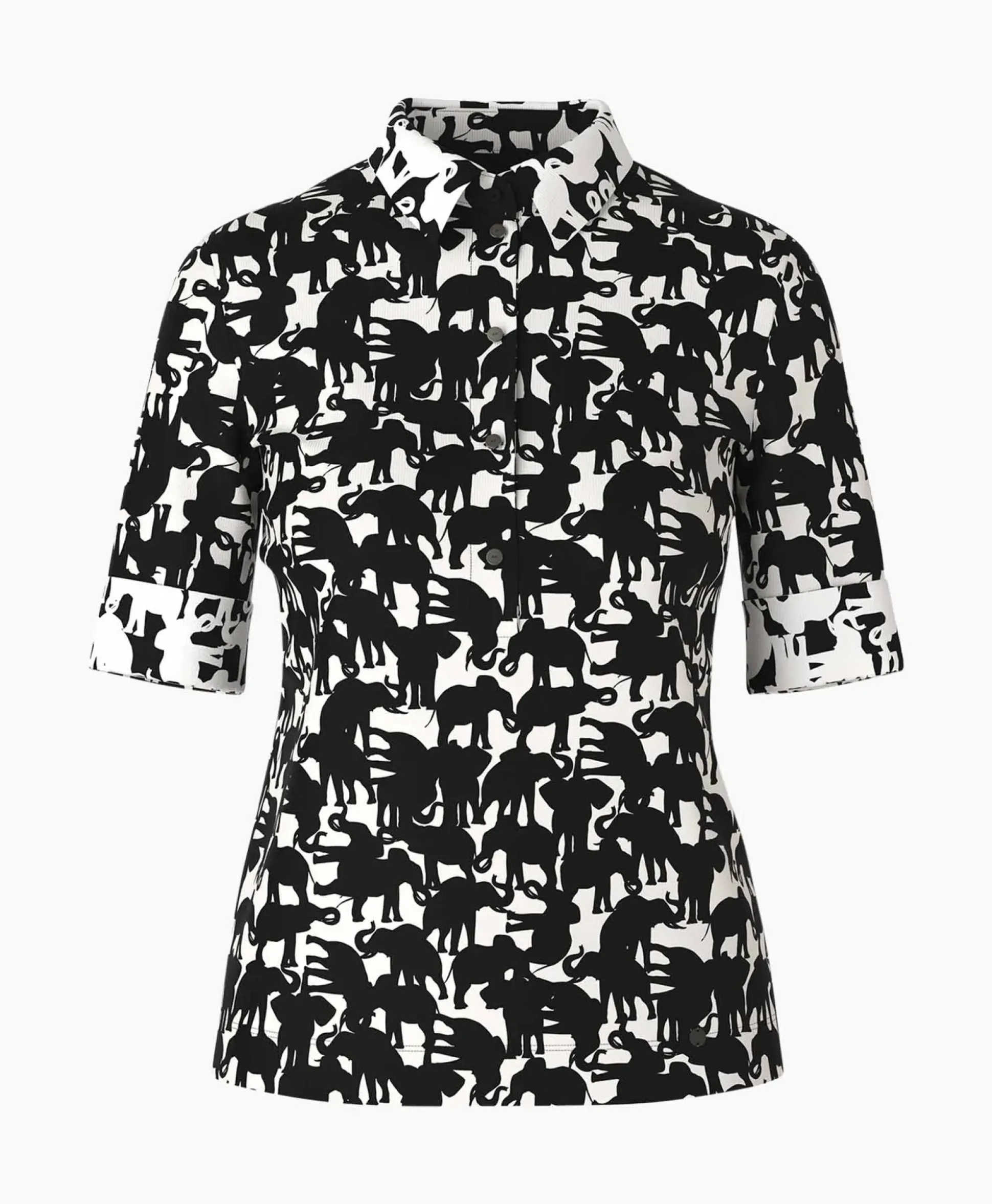 Marccain Collectie Polo Wc 53.04 J11 Zwart